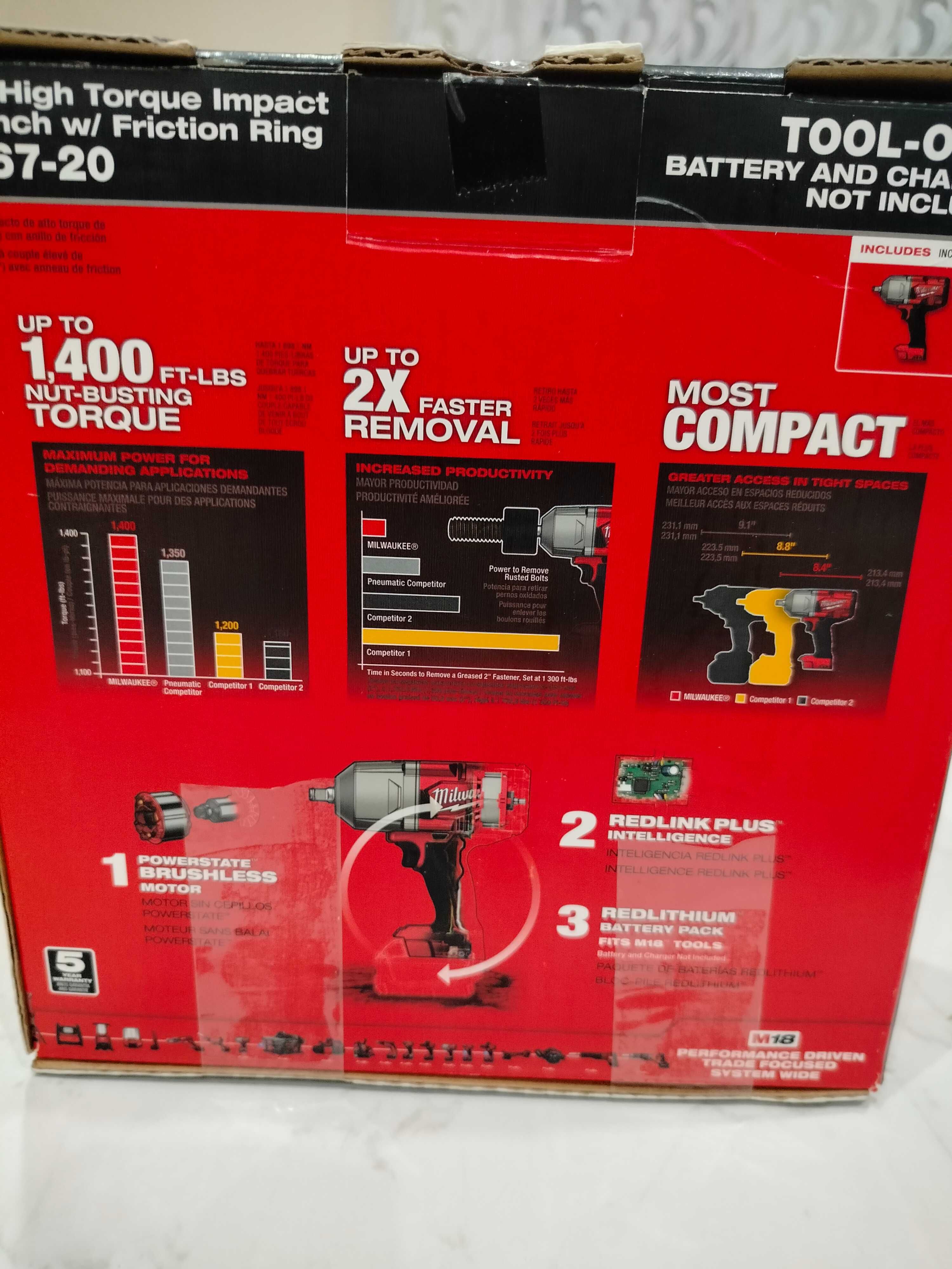 Milwaukee m18 klucz udarowy