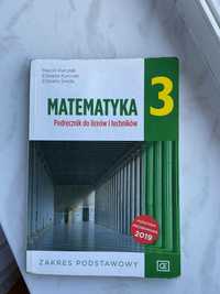 Matematyka 3 zakres podstawowy Podręcznik + Zbiór zadań zestaw