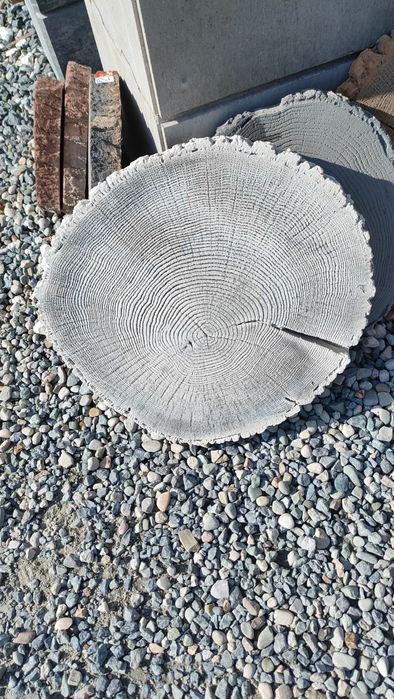 Pień drewnopodobne krążek ogrodowy płyta płytka betonowa taras ogród