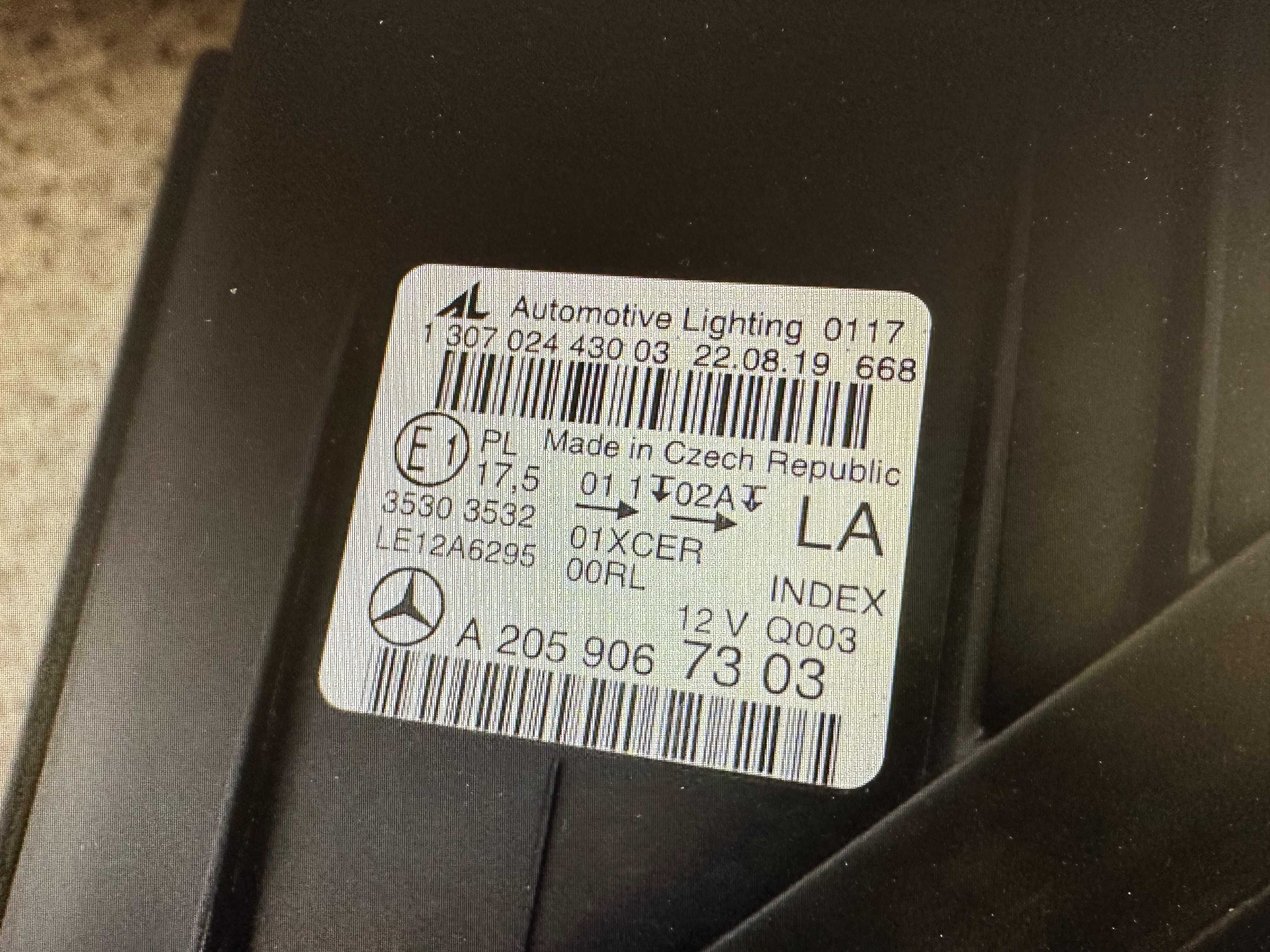 Mersedes Benz W205  2014- фара левая А2059067303 нова 100% оригинал!