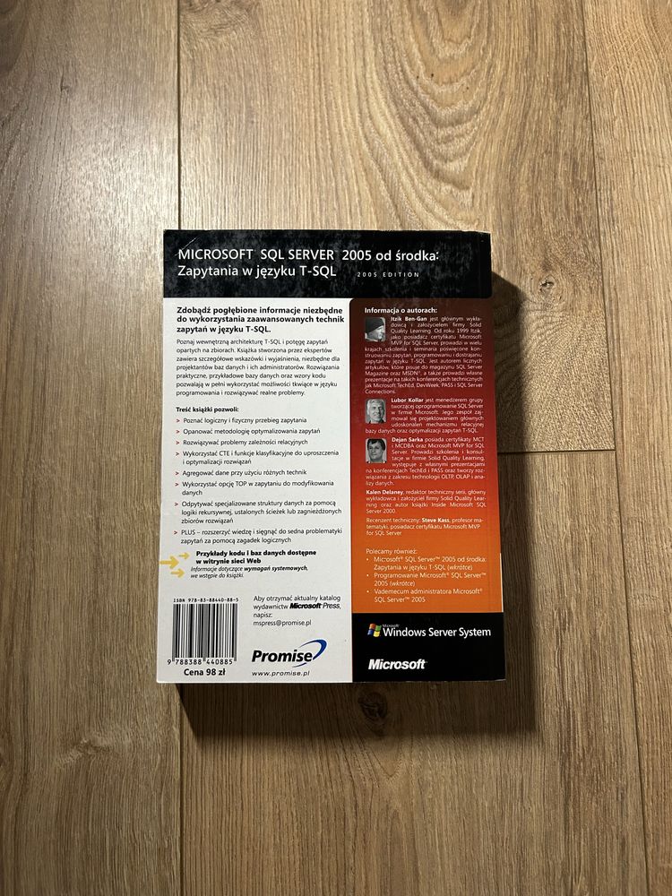 Microsoft SQL Server 2005 od środka: zapytania w języku T-SQL