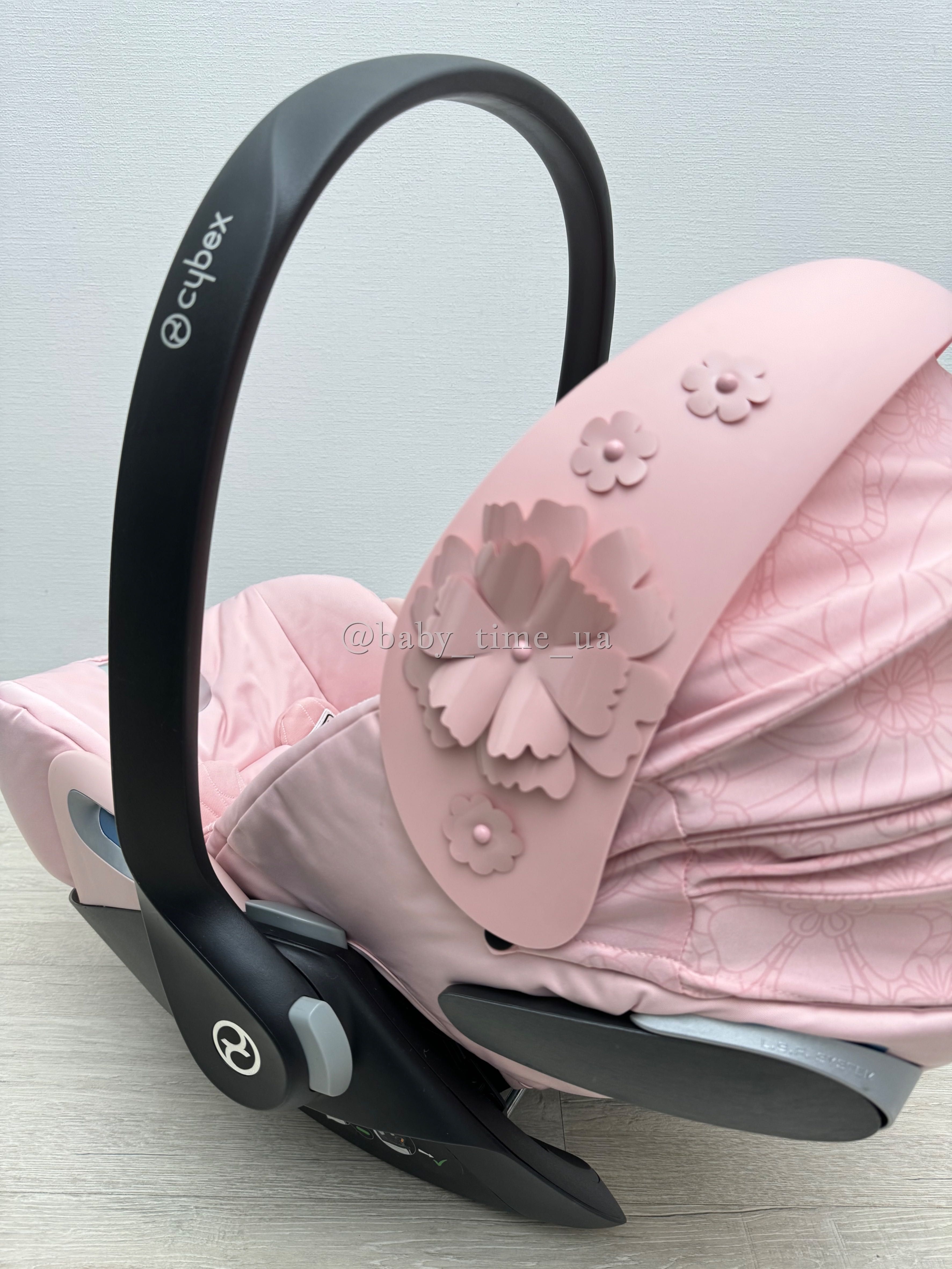 Cybex Cloud Z Simply Flowers Pink/Beige автокрісло Сайбекс лімітоване