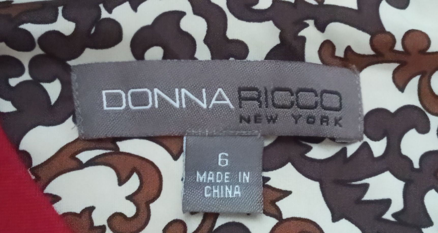 Sukienka, sukieneczka, tuba, koktajlowa, Donna Ricco New York, 38