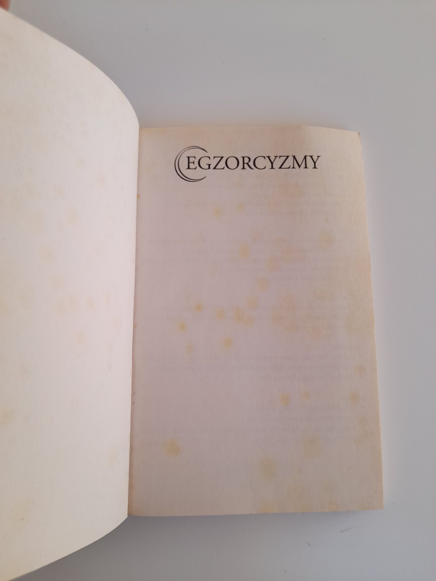 Książka Egzorcyzmy  autor Barbara Jakimowicz-Klein wyd. EZOTERYKA