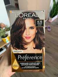 Фарба для волосся L'Oreal Paris Preference  4.15 Каракас Темний Каштан