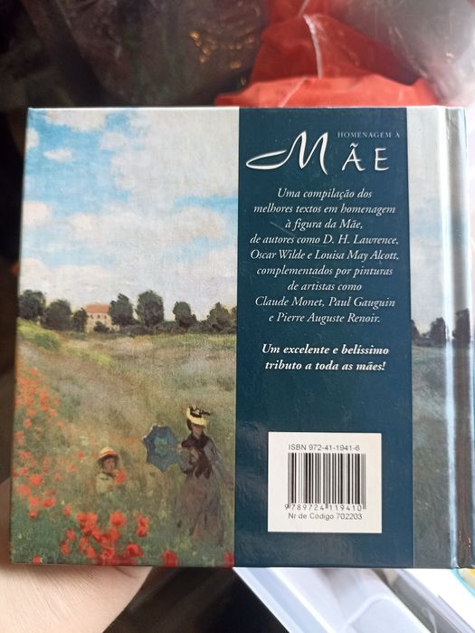 Livro homenagem a mãe ASA