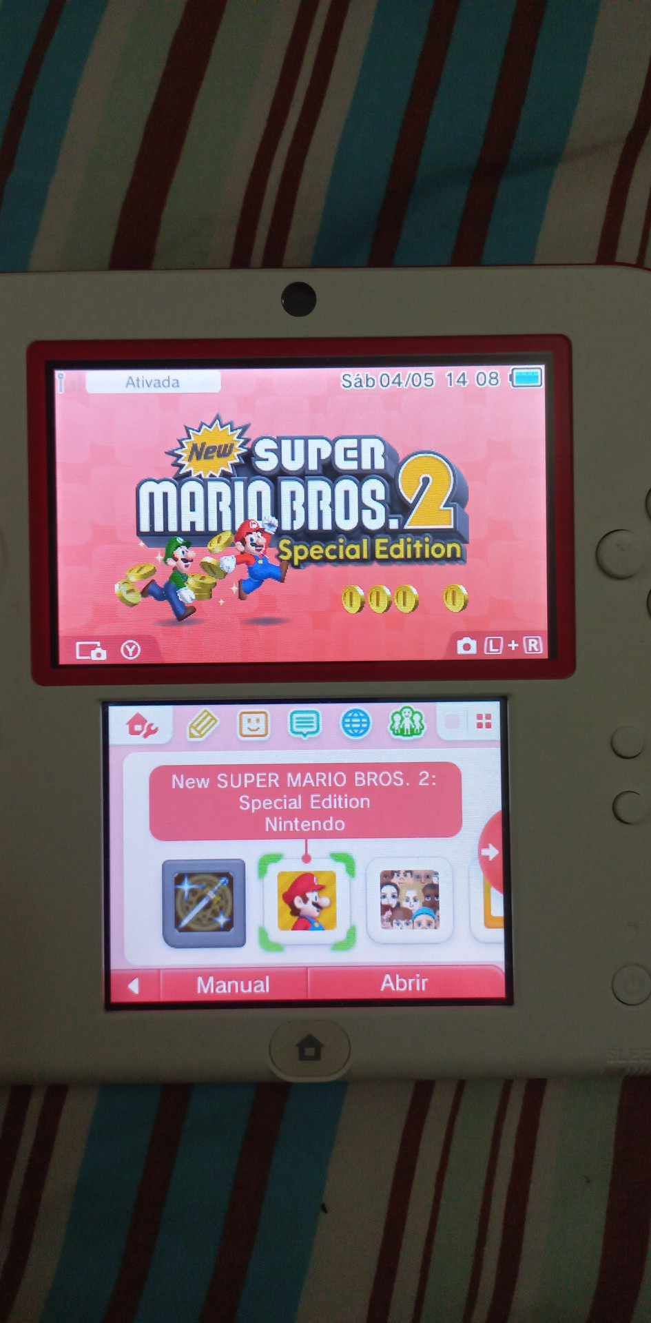 Nintendo 2ds Mario edition