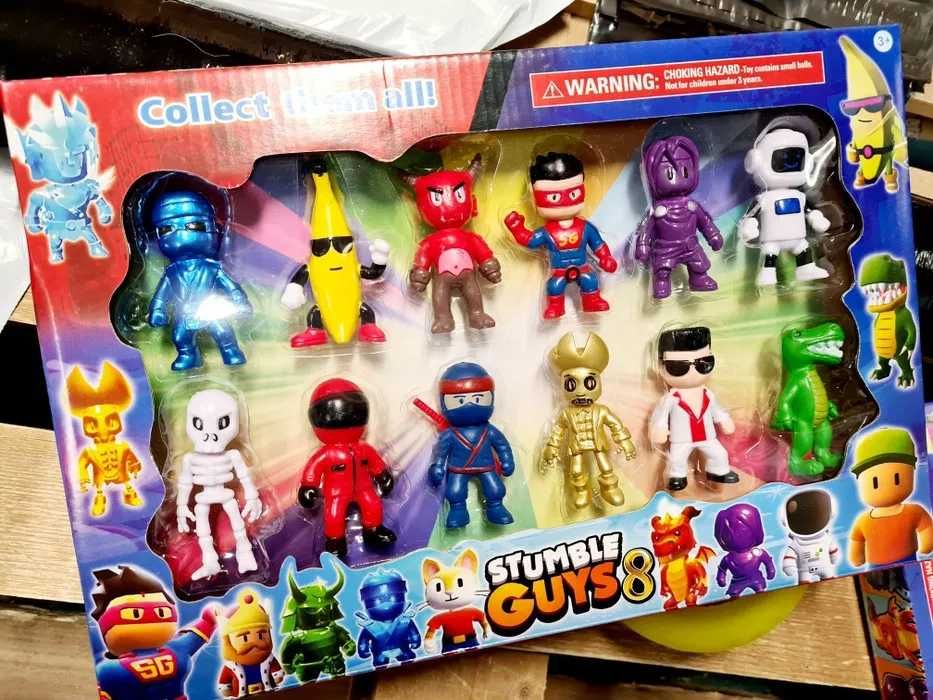 Nowy zestaw 12 figurek figurki Stumble Guys - zabawki