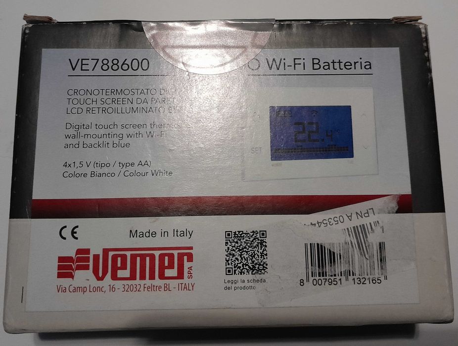 Sterownik Vemer VE788600 WiFi Termostat