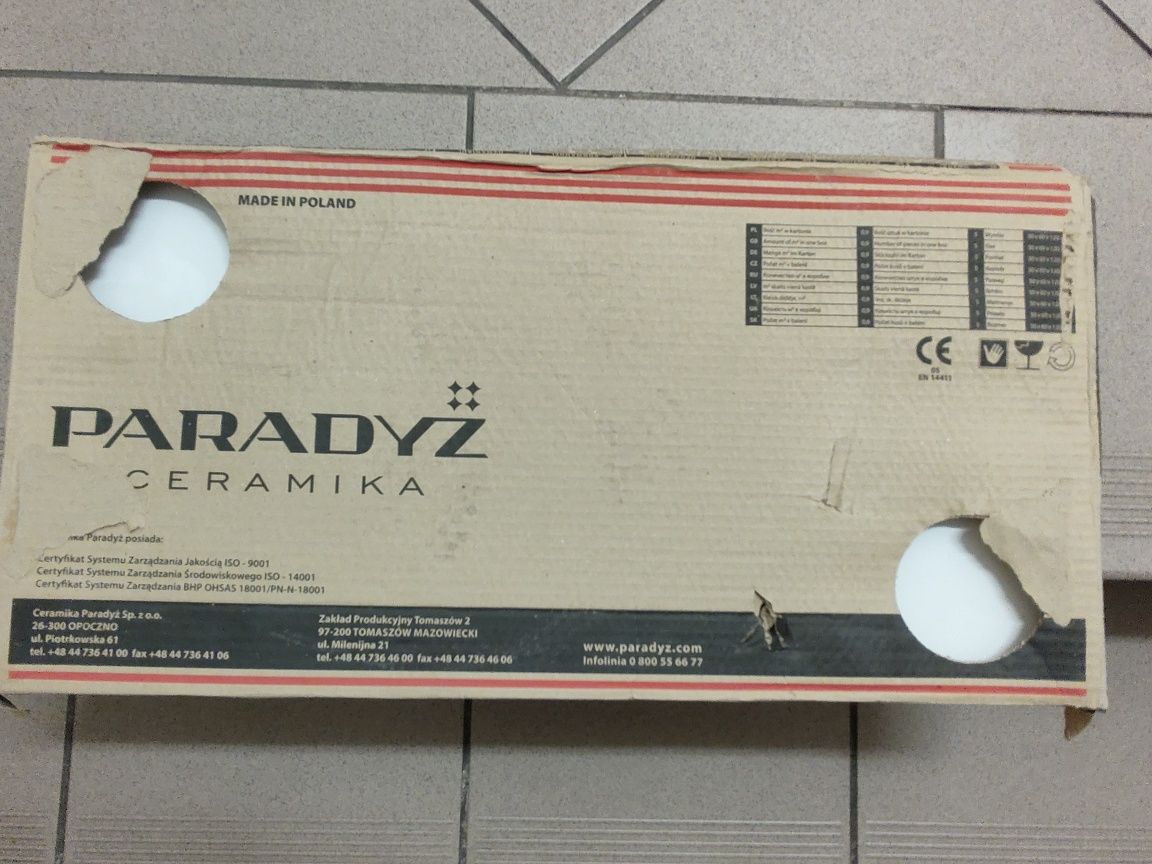 Ceramika Paradyż płytki białe 30x60 cm
