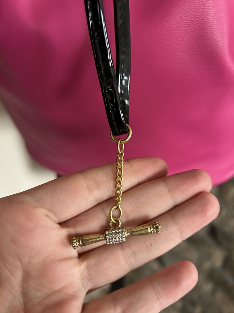 Fuksjowy plecak Juicy Couture stan idelany różowy plecak