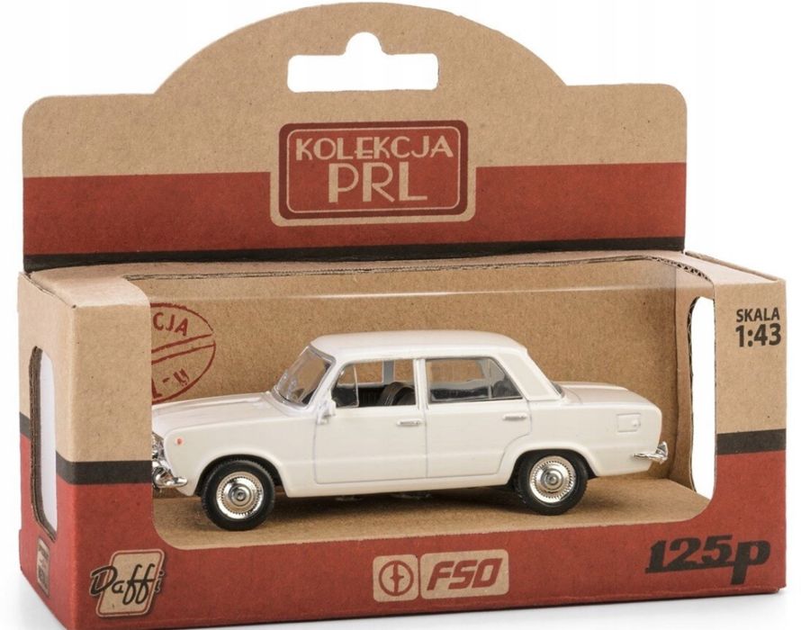 Samochód Fiat 125p kolekcja PRL model Daffi K-585