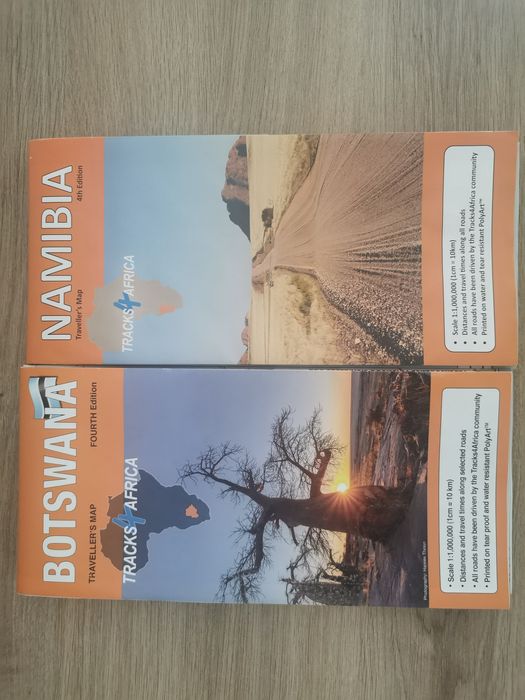 Mapy Tracks4africa - Botswana + Namibia