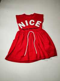 Sukienka Nice czerwona 110