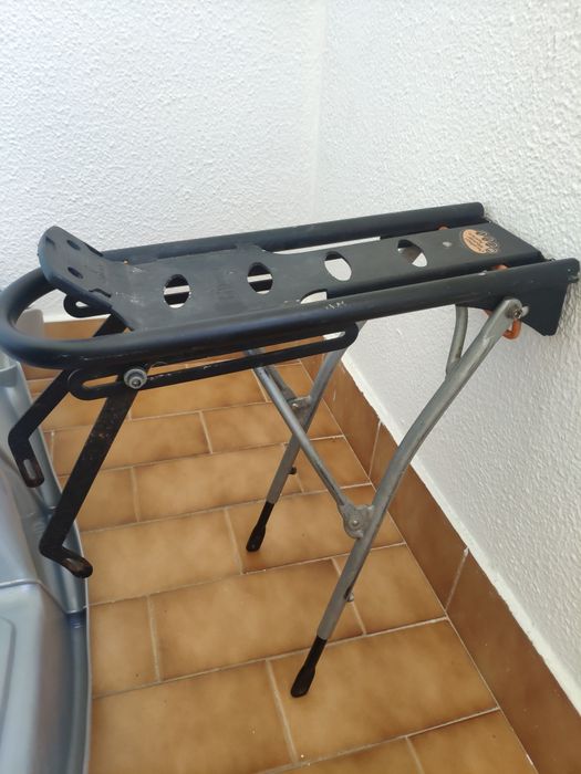 Cadeira Bicicleta porta - Crianças b'Twin cinza claro