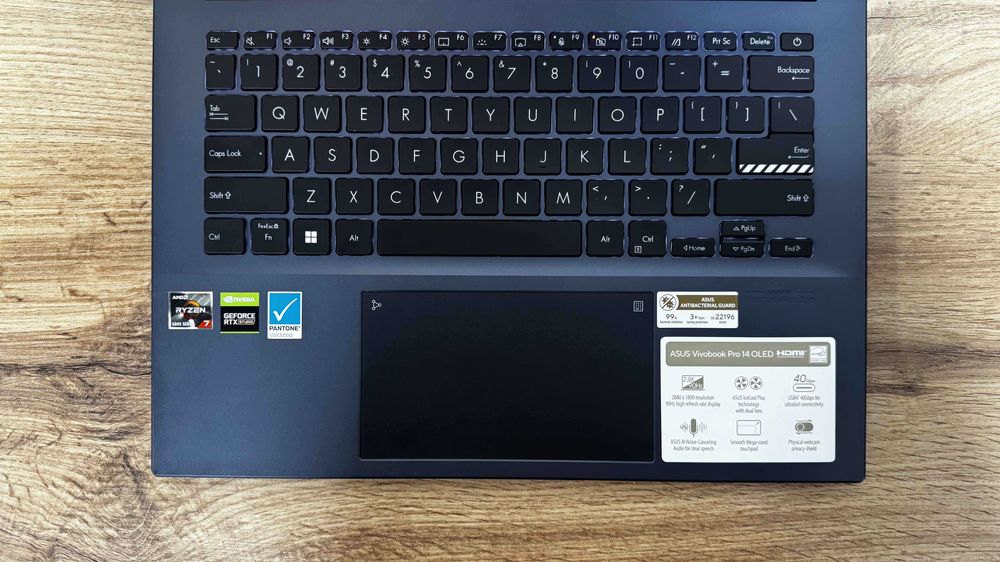 ASUS VivoBook 14 OLED – Ryzen 7 6800H, 16GB - 1TB, RTX 3050, 3K 120Hz