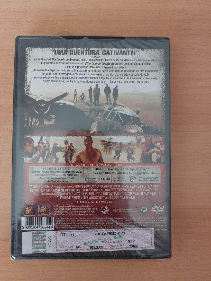 DVD Novo e Selado - Vôo da Fenix