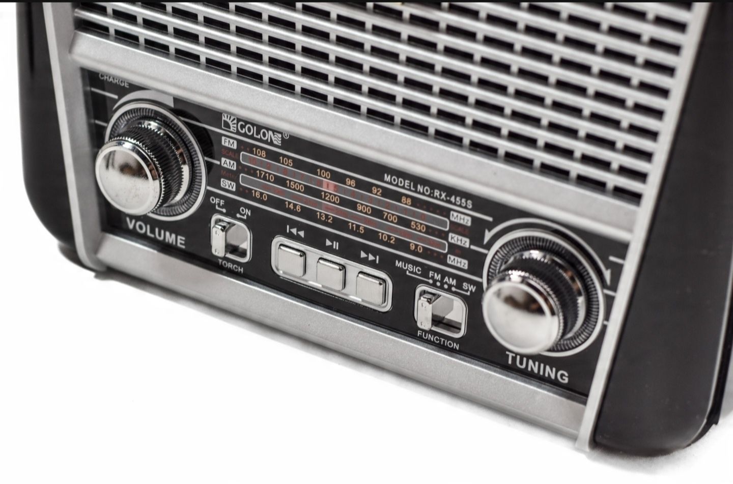 Radio Retro Solar Solarne Latarka Led Głośnik USB