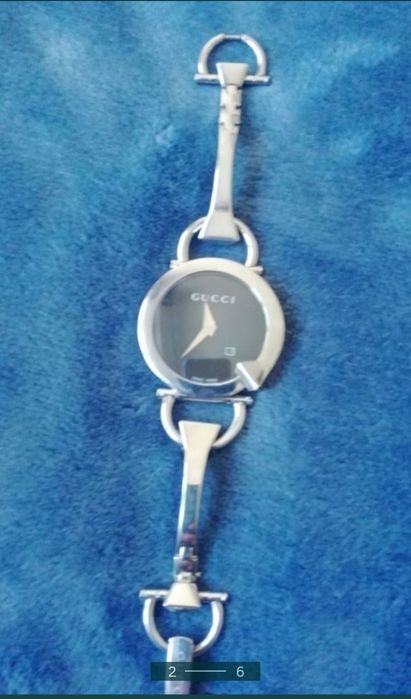 Relógio Gucci prateado original