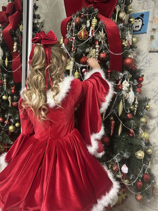 Сукня міс санта, новий рік