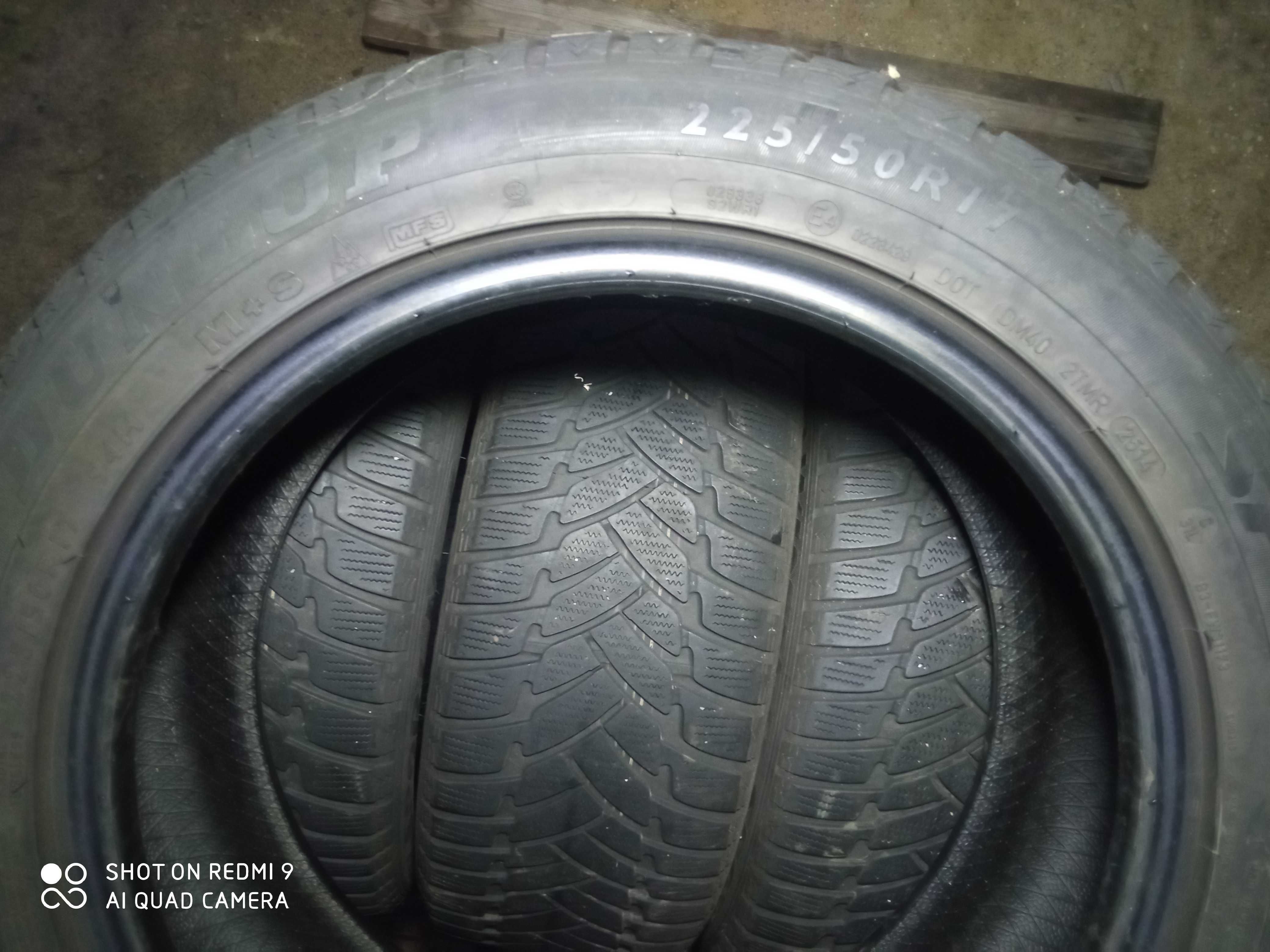 Sprzedam opony zimowe 225/50 R17