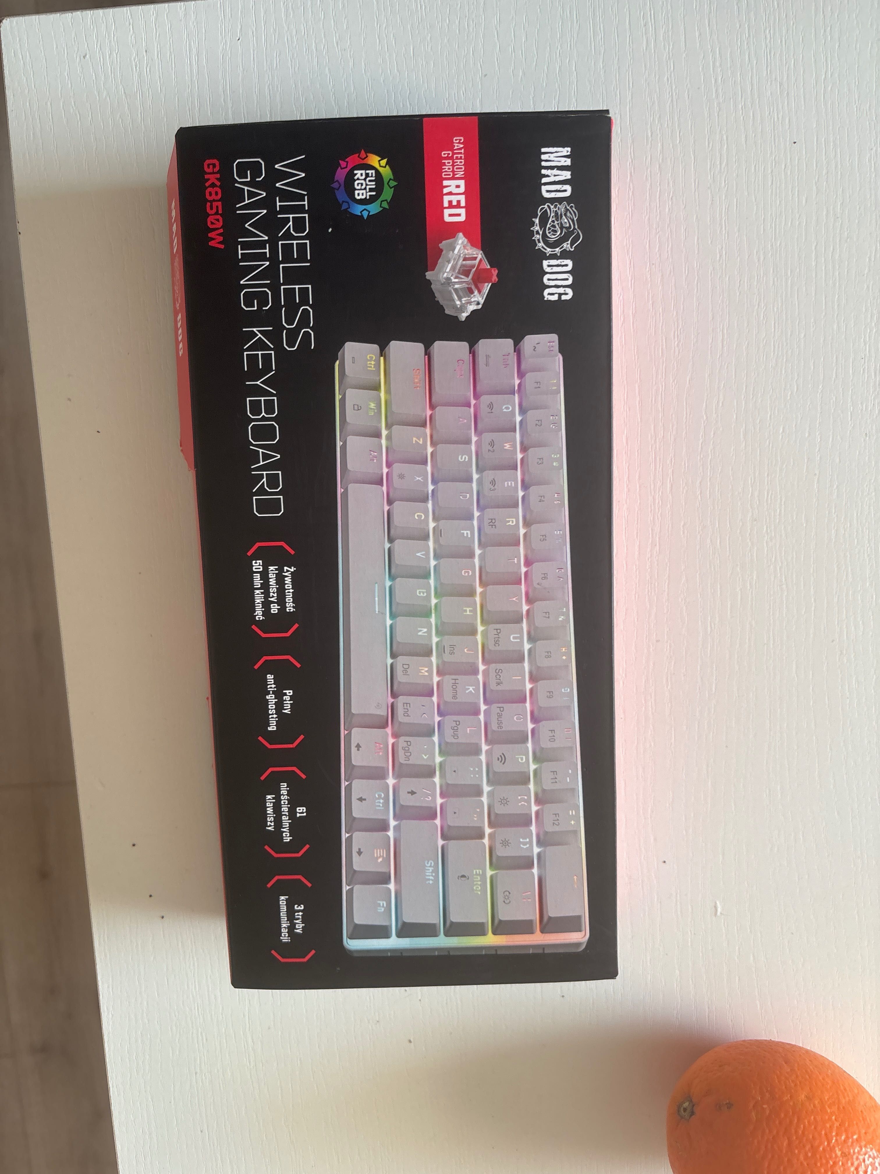 Klawiatura Mad dog gk850w