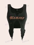 Top t-shirt preto