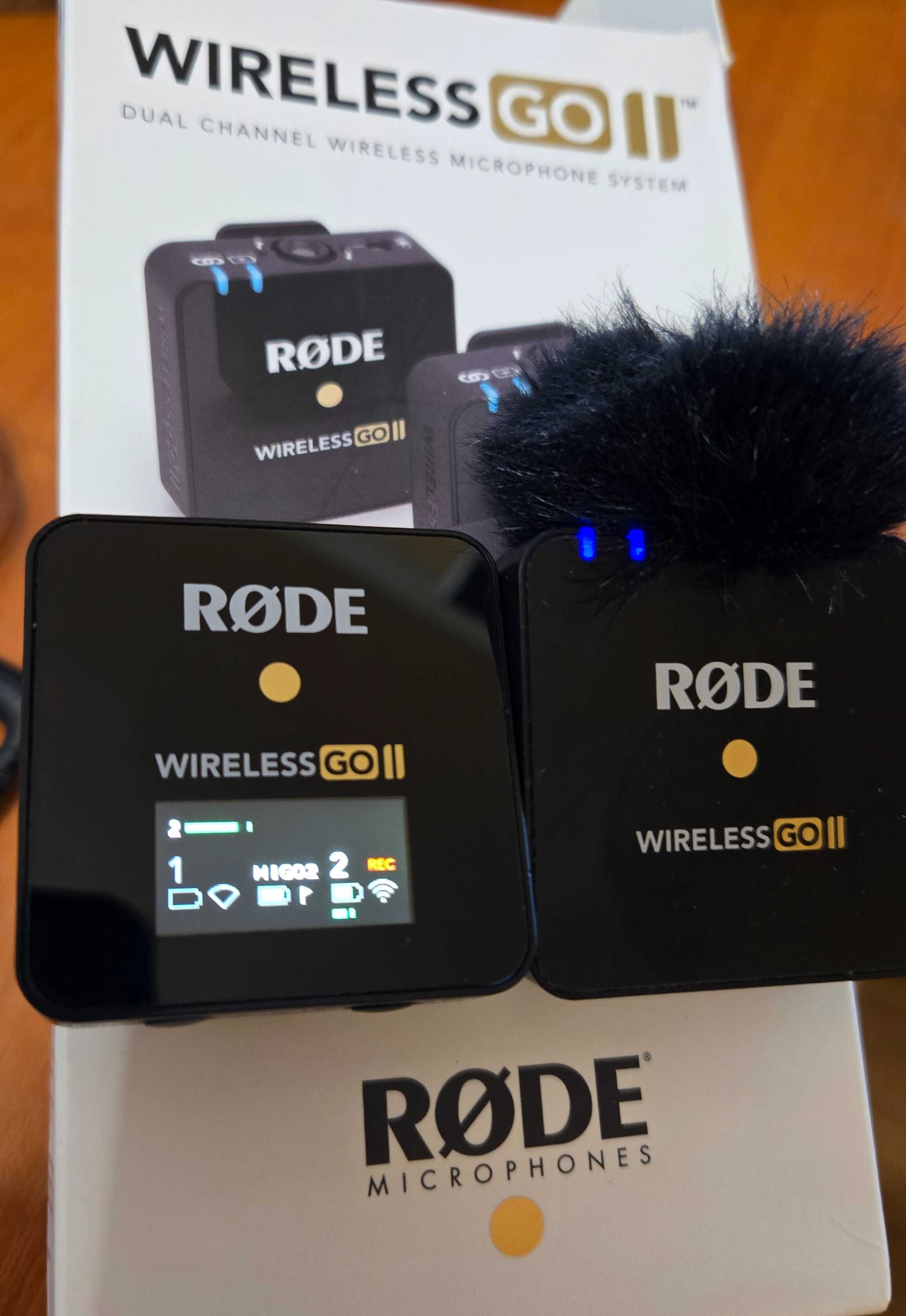 Мікрофонна радіосистема Rode Wireless Go II : передавач TX+приймач RX