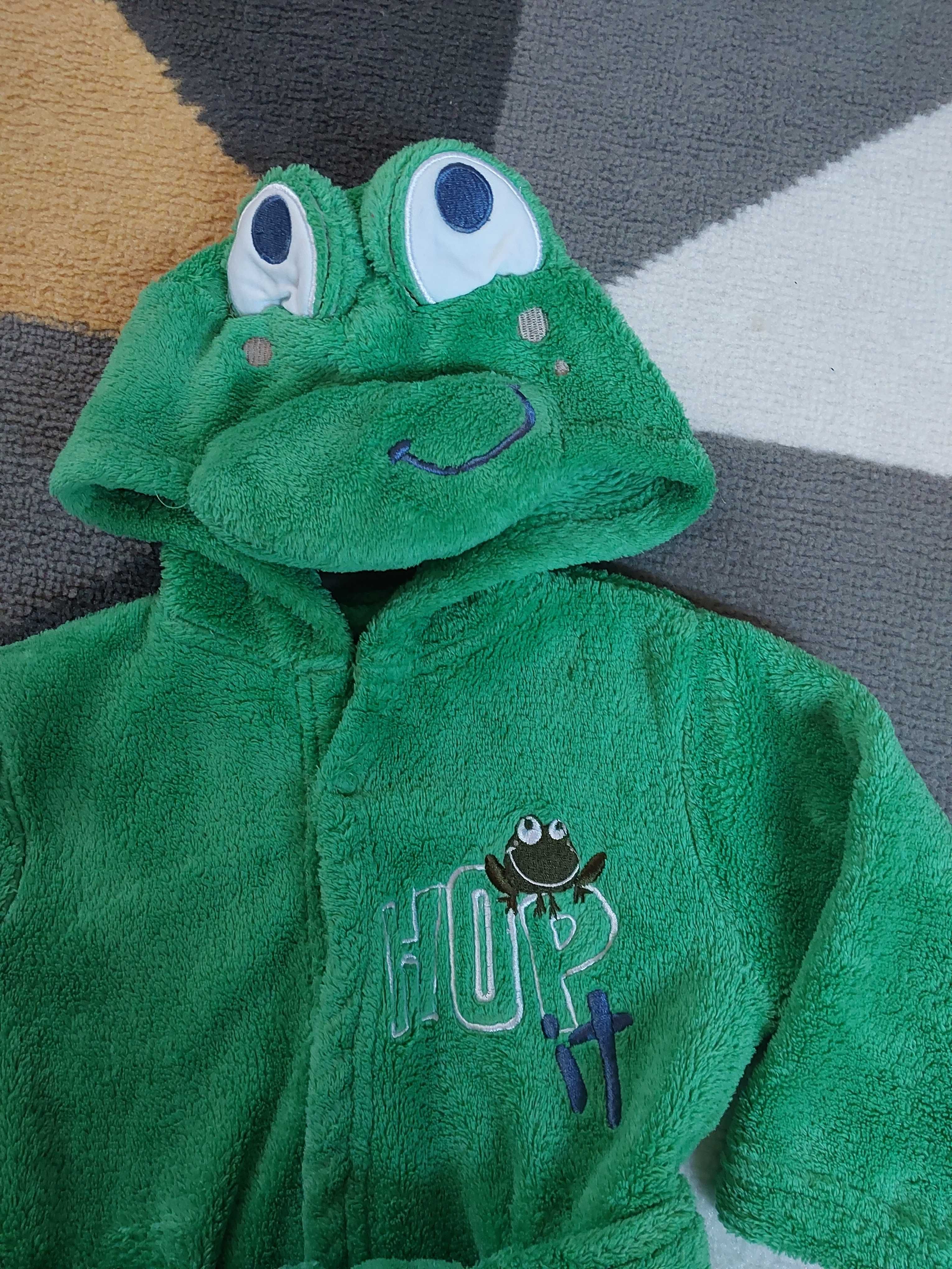 Szlafrok zielona żaba 86