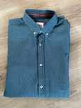 Koszula morska zieleń w kropki Zara slim fit S
