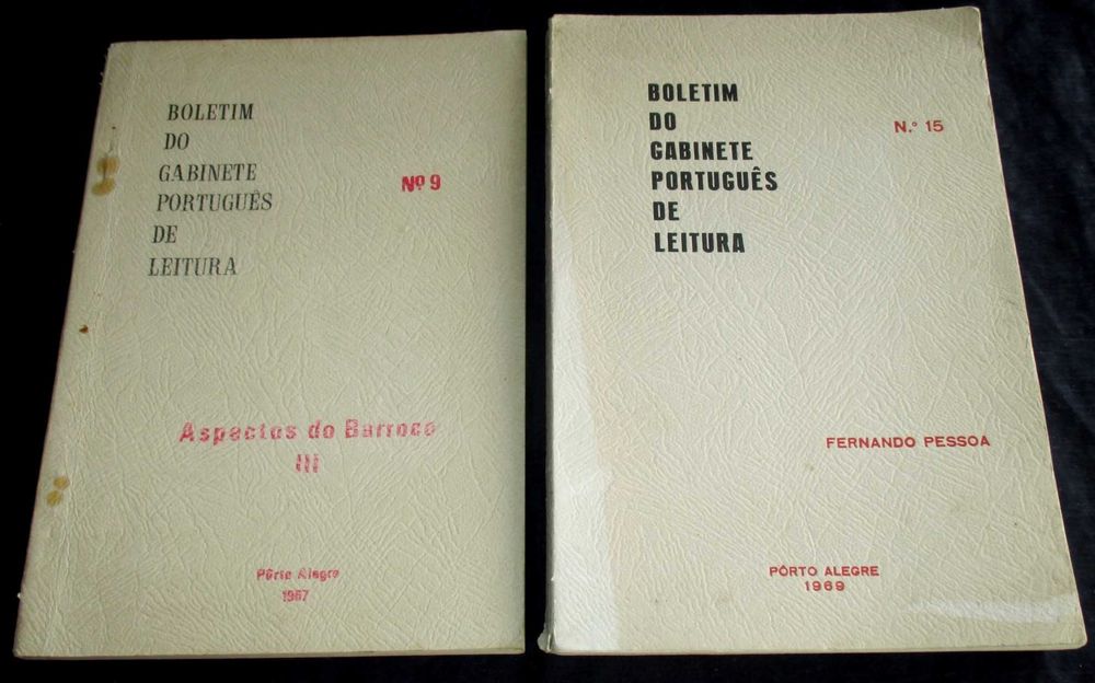 Livro Boletim do Gabinete Português de Leitura Aspectos do Barroco