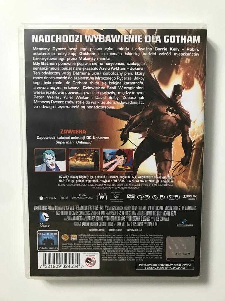Batman: Mroczny rycerz powrót. Część 1 DVD kolekcja!