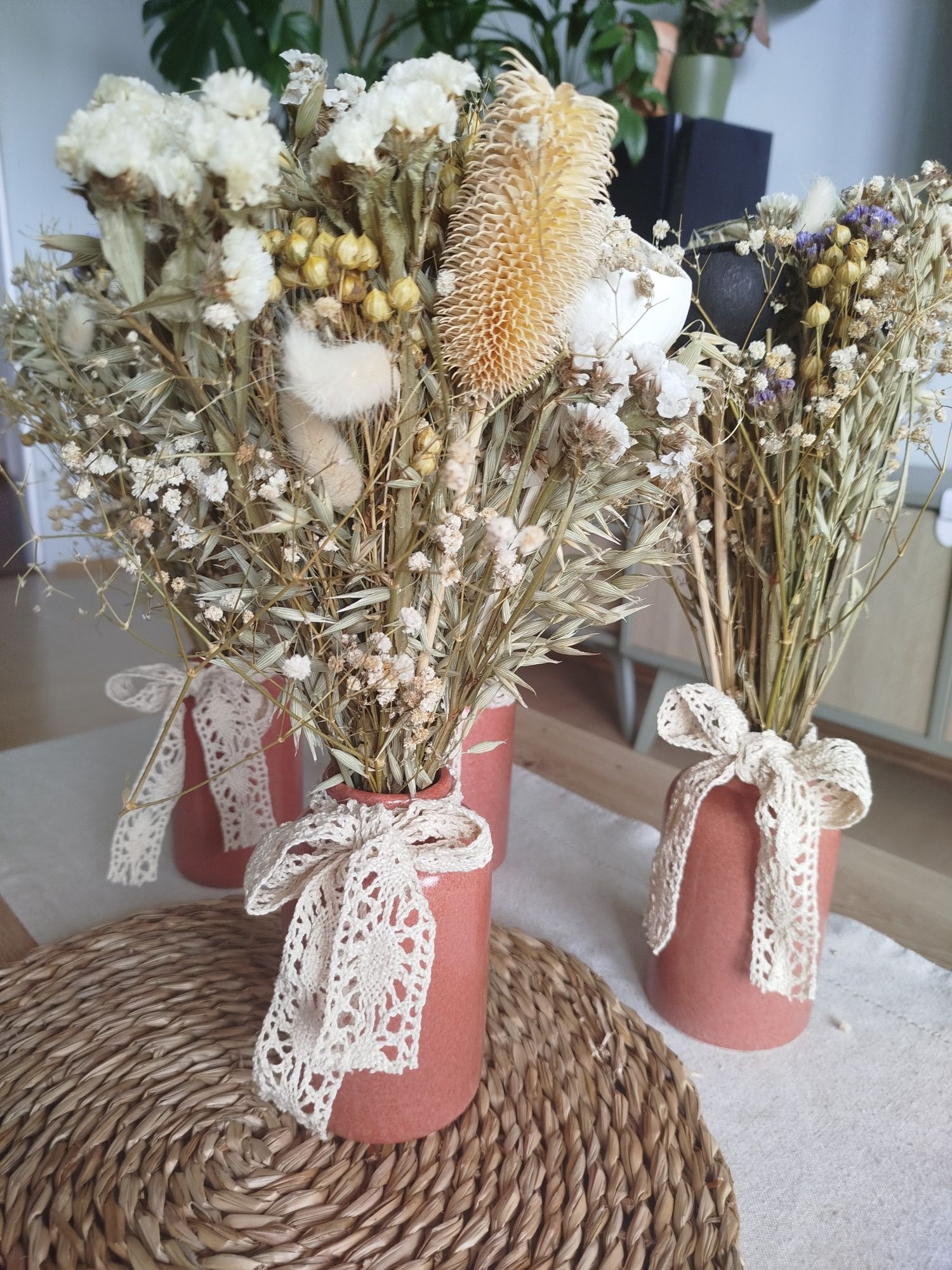 Pozostałości z wesela w stylu Boho