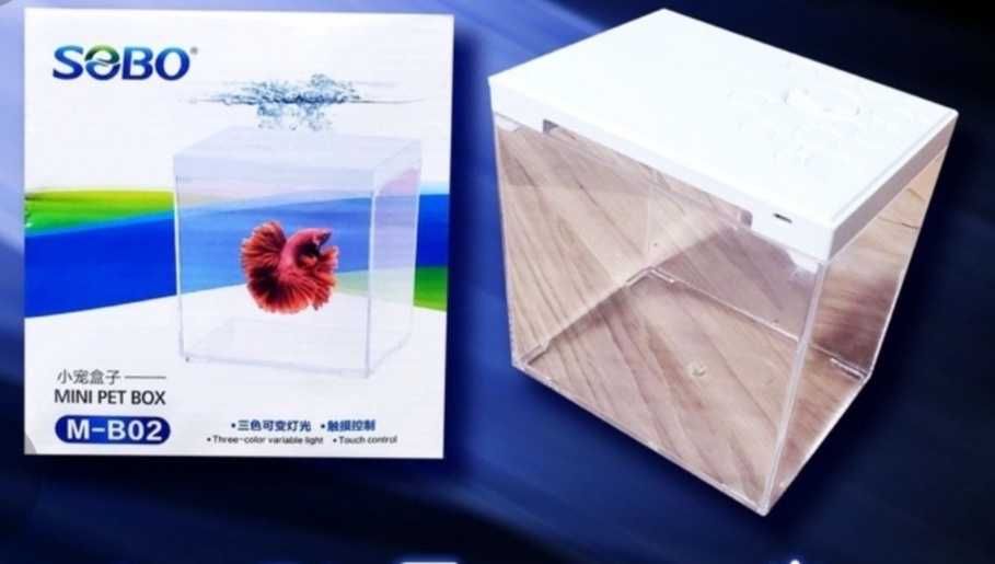 Aquario para betta com led