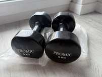 Hantle hex 2x9kg ogumowane