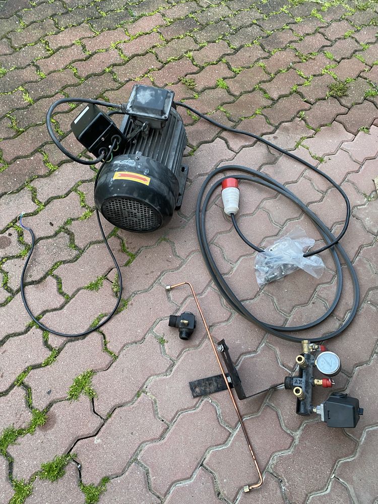 Pompa 3090 3 tlokowa do kompresora z silnikiem 9,5 kw