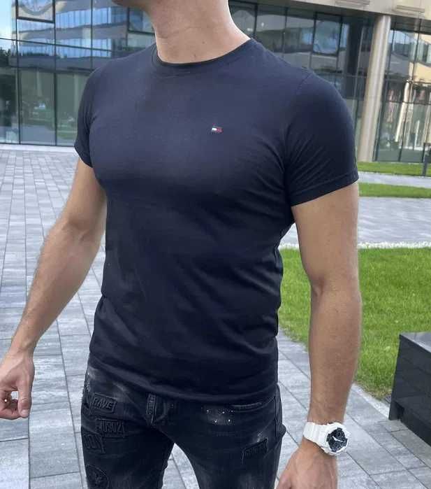 Koszulka Męska Tommy Hilfiger S M L XL DOSTĘPNA BIAŁA I CZARNA Prezent