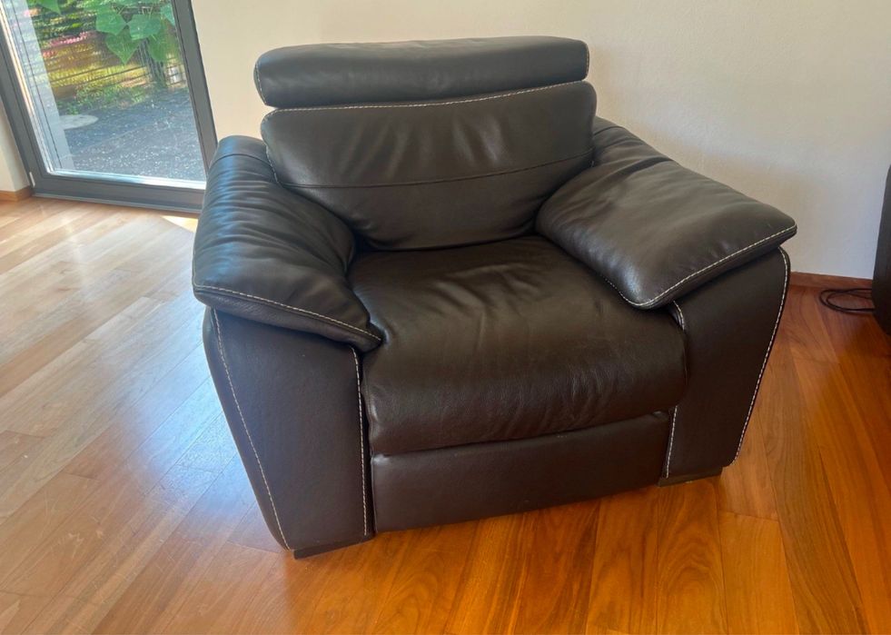 Шкіряний набір диванів