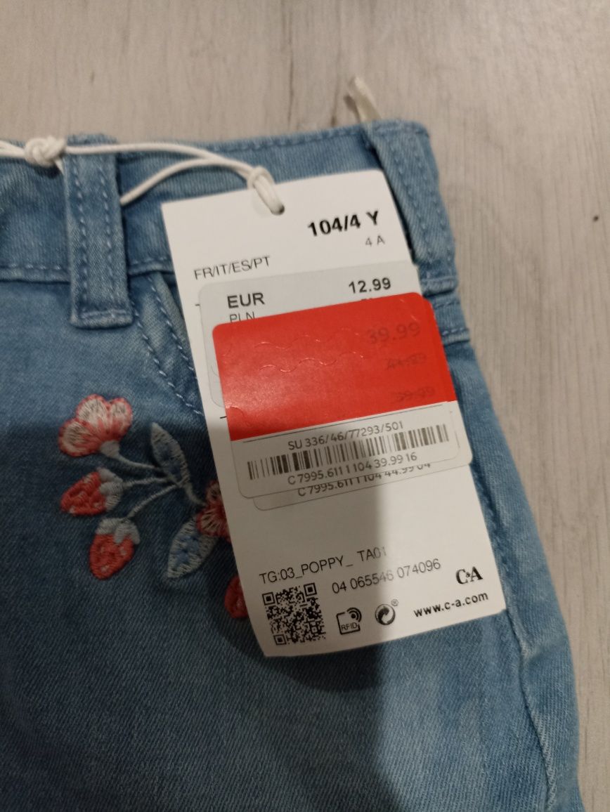 Spódniczka jeansowa  c&a rozmiar 104 nowa z metka
