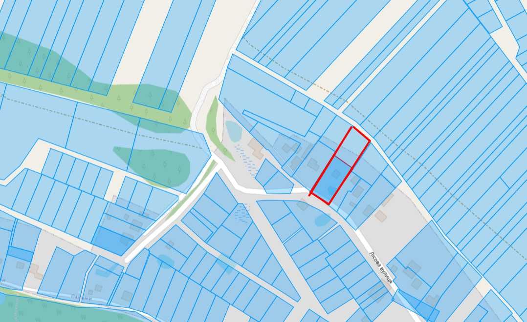 Продаж ділянки 45 соток в Паланках (поруч ліс, доїзд, комунікації)