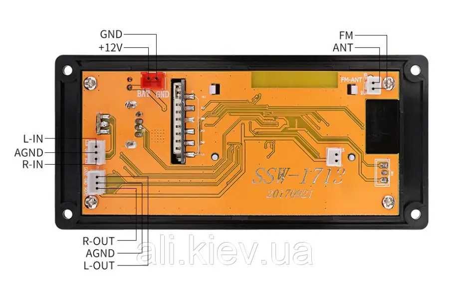 WUHUAMA Bluetooth MP3 Декодерная плата с дисплеем