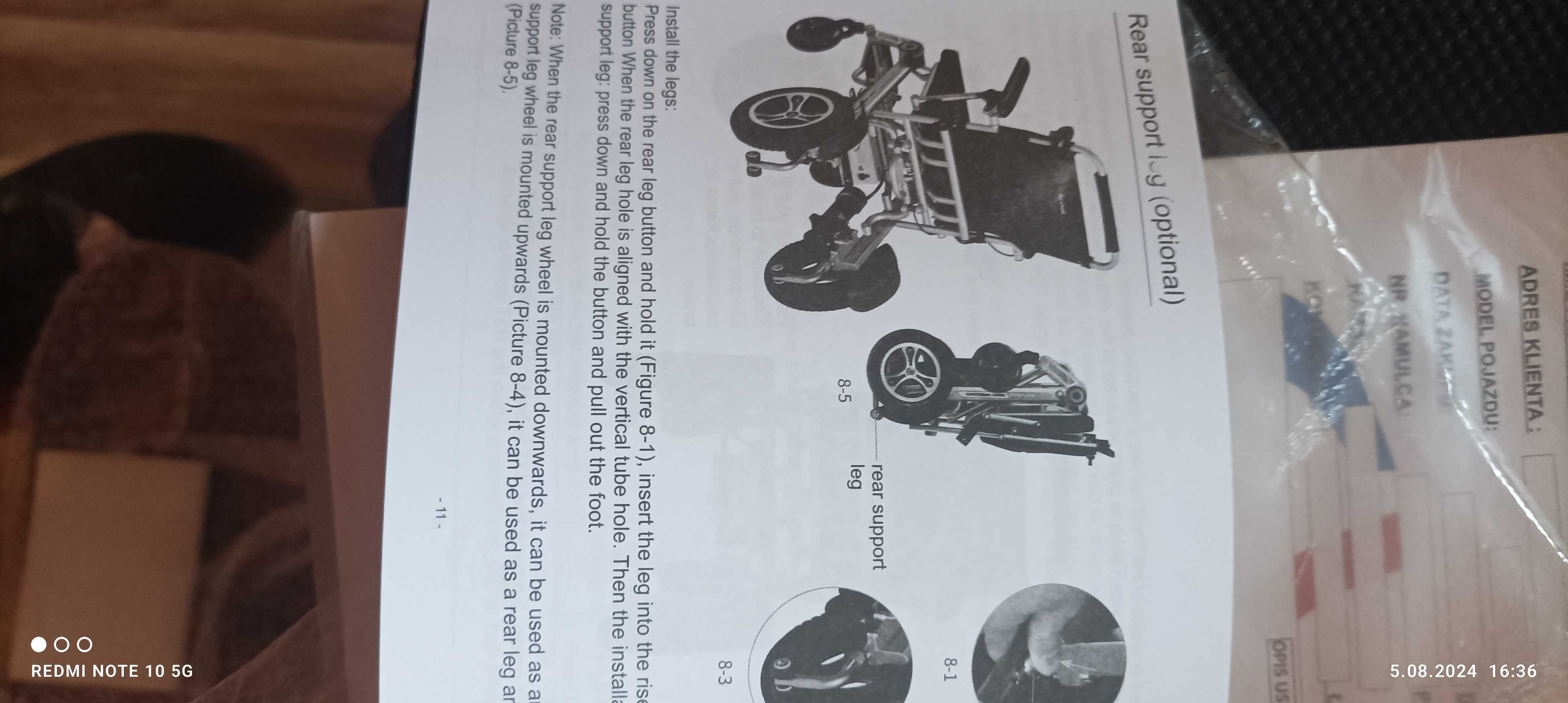 Wózek inwalidzki
