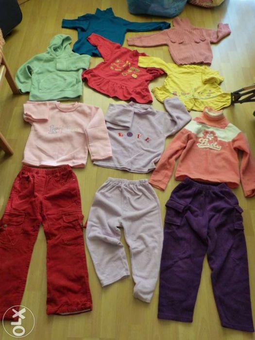 Dres, golf, sweter, polar, spodnie dla dziewczynki około 122-128 #23