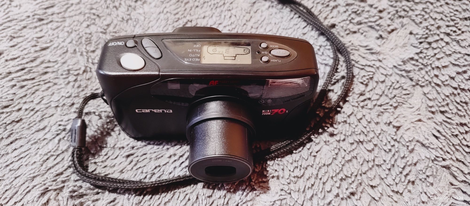 Фотоаппарат плёночный Carena mini zoom 70s