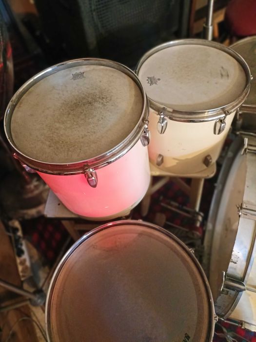 Zaproponuj! Bębny Szpaderski Pearl '70 80 Shell set Zestaw do renowacj