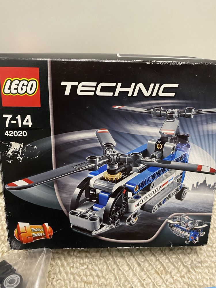 Lego Technic Helikopter Dwuwirnikowy i jedno 42020