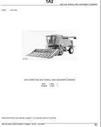 Katalog części kombajn John Deere 9500