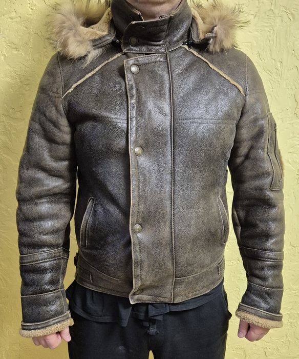 Дубленка зимова куртка чоловіча