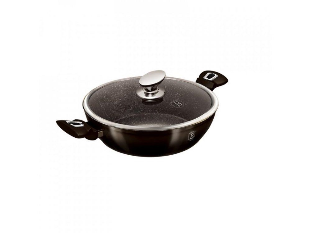 Patelnia tradycyjna Berlinger Haus Shiny Black 28 cm non-stick