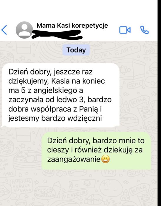 Korepetycje j. angielski